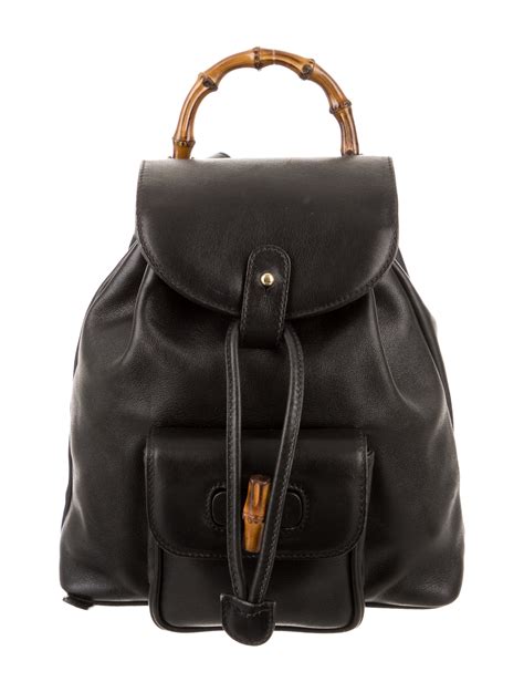 bolsa gucci bamboo|gucci bamboo backpack.